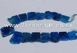 CTD2758 Top drilled 25*30mm - 35*45mm freeform agate beads