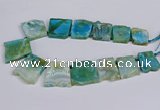 CTD2835 Top drilled 25*30mm - 35*45mm freeform agate beads