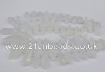 CTD2849 Top drilled 10*20mm - 15*50mm sticks quartz beads