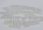 CTD2849 Top drilled 10*20mm - 15*50mm sticks quartz beads