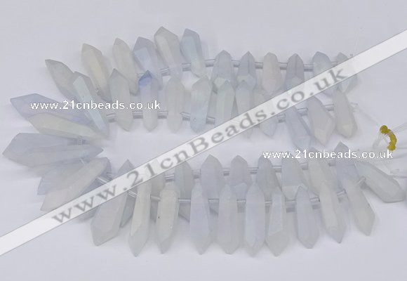 CTD2850 Top drilled 10*20mm - 15*50mm sticks plated quartz beads