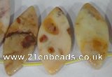 CTD30 Top drilled 15*30mm – 18*37mm marquise Morocco agate beads