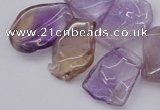 CTD303 Top drilled 15*20mm - 20*25mm freeform ametrine gemstone beads