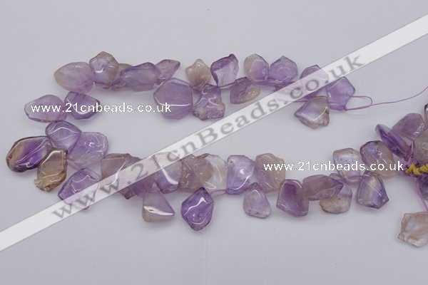 CTD303 Top drilled 15*20mm - 20*25mm freeform ametrine gemstone beads