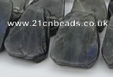 CTD334 Top drilled 15*20mm - 25*30mm freeform labradorite beads