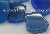 CTD341 Top drilled 15*20mm - 25*30mm freeform agate beads