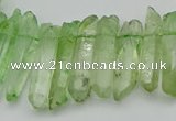 CTD3548 Top drilled 6*20mm - 8*35mm sticks quartz beads wholesale