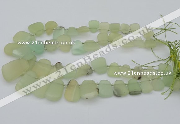 CTD3567 Top drilled 15*20mm - 25*35mm freeform gemstone beads