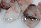 CTD360 Top drilled 18*25mm - 25*35mm freeform agate gemstone beads