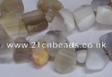 CTD3609 Top drilled 10*14mm - 13*18mm nuggets botswana agate beads