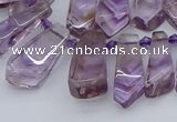 CTD3620 Top drilled 8*15mm - 16*30mm sticks natural ametrine beads