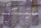 CTD366 Top drilled 10*25mm - 10*45mm wand amethyst beads