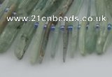 CTD3696 Top drilled 6*15mm - 8*40mm sticks kyanite beads