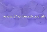 CTD3855 Top drilled 6*8mm - 10*12mm freeform moonstone beads