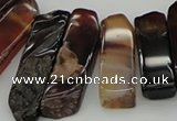 CTD388 Top drilled 10*20mm - 12*55mm wand agate gemstone beads