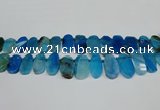 CTD4006 Top drilled 14*22mm - 22*42mm freeform agate gemstone beads