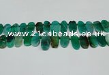 CTD4007 Top drilled 14*22mm - 22*42mm freeform agate gemstone beads