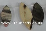 CTD41 Top drilled 10*23mm – 15*40mm marquise jasper beads