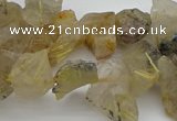 CTD428 Top drilled 8*12mm - 13*18mm nuggets golden rutilated quartz beads