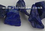 CTD432 15.5 inches 12*20mm - 15*25mm nuggets lapis lazuli beads