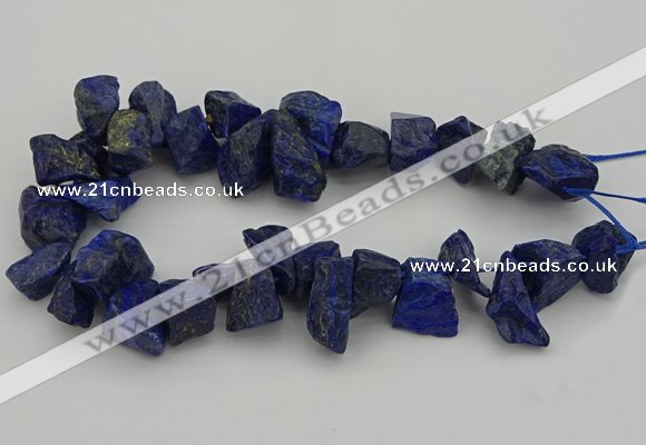 CTD432 15.5 inches 12*20mm - 15*25mm nuggets lapis lazuli beads