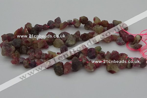 CTD440 Top drilled 8*12mm - 13*18mm nuggets tourmaline beads