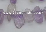 CTD478 Top drilled 10*15mm - 15*35mm freeform amethyst beads