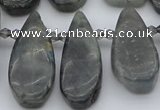 CTD495 Top drilled 10*22mm - 15*45mm freeform labradorite beads