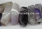 CTD602 Top drilled 10*18mm - 12*28mm nuggets agate gemstone beads