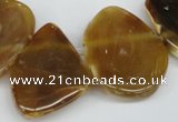 CTD611 Top drilled 25*30mm - 34*45mm freeform agate gemstone beads