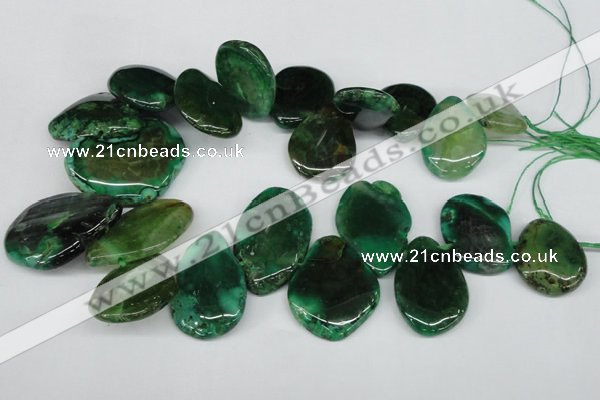 CTD612 Top drilled 25*30mm - 34*45mm freeform agate gemstone beads