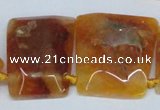 CTD662 Top drilled 25*30mm - 30*40mm freeform agate beads