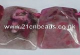 CTD663 Top drilled 25*30mm - 30*40mm freeform agate beads