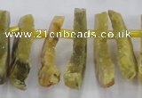 CTD670 Top drilled 10*25mm - 12*45mm wand agate gemstone beads