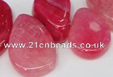 CTD686 Top drilled 18*25mm - 28*40mm freeform agate gemstone beads