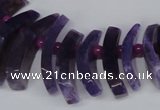 CTD712 Top drilled 12*25mm - 15*40mm wand agate gemstone beads