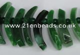 CTD713 Top drilled 12*25mm - 15*40mm wand agate gemstone beads