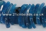 CTD722 Top drilled 12*25mm - 14*40mm wand agate gemstone beads