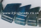 CTD736 Top drilled 15*20mm - 15*40mm wand agate gemstone beads