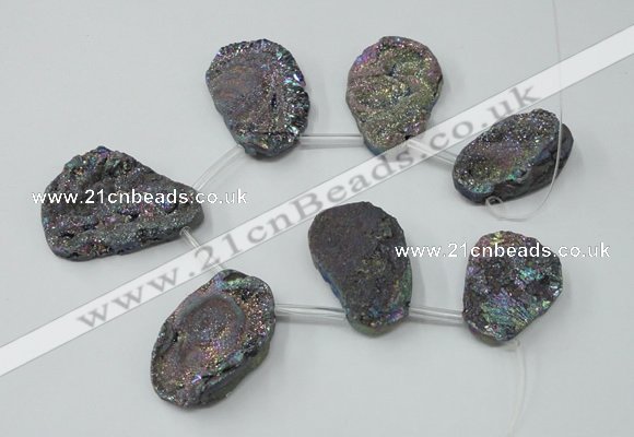 CTD817 Top drilled 18*22mm - 30*40mm freeform agate beads