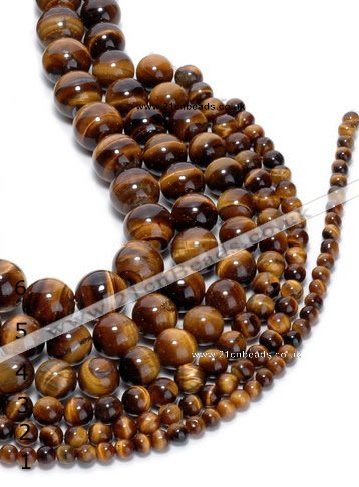 CTE02 15.5 inches round yellow tiger eye beads wholesale