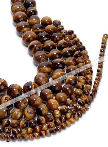 CTE02 15.5 inches round yellow tiger eye beads wholesale