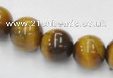 CTE08 15.5 inches 12mm round yellow tiger eye beads Wholesale