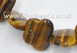 CTE09 18*22mm butterfly shape yellow tiger eye beads Wholesale