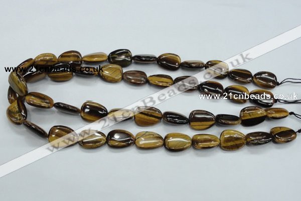 CTE113 15.5 inches 13*18mm freeform yellow tiger eye beads wholesale