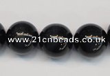 CTE1172 15.5 inches 16mm round A grade blue tiger eye beads