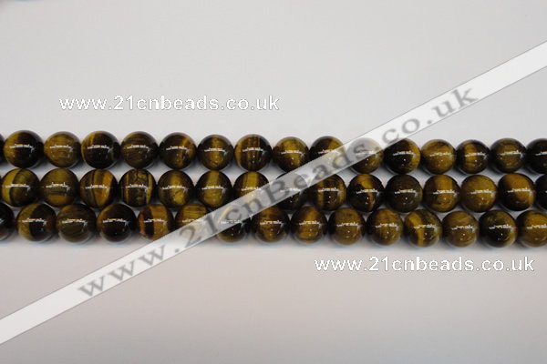 CTE1210 15.5 inches 6mm round AB grade yellow tiger eye beads