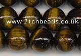 CTE1212 15.5 inches 10mm round AB grade yellow tiger eye beads