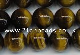 CTE1218 15.5 inches 6mm round AB+ grade yellow tiger eye beads