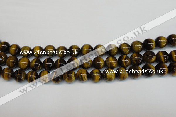 CTE1218 15.5 inches 6mm round AB+ grade yellow tiger eye beads